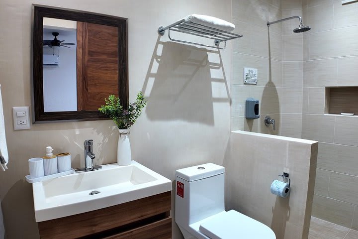 Baño privado de una habitación Mérida