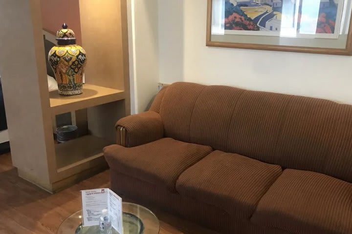 Sofa in a junior suite