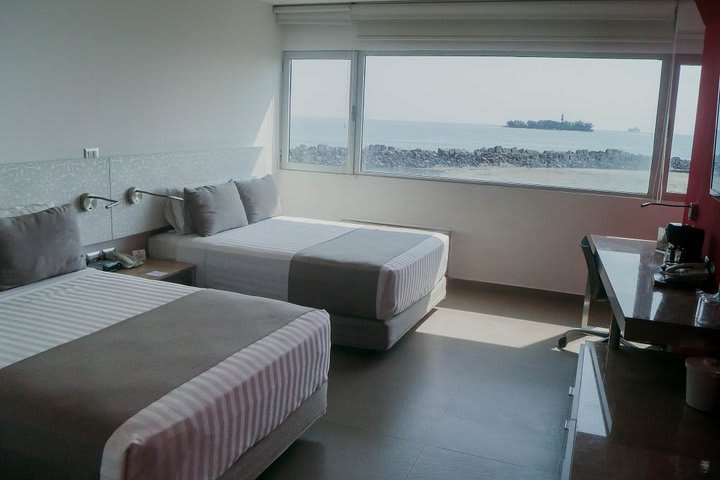 Habitación con vista a la playa