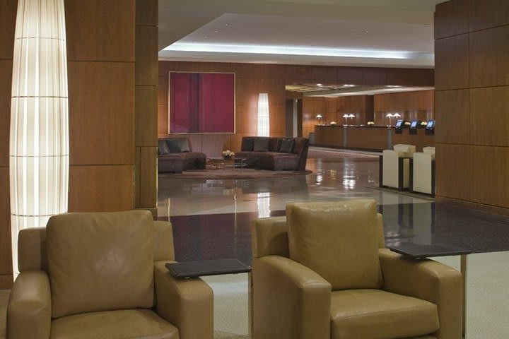 Lobby at the Hyatt Regency McCormick Place hotel
