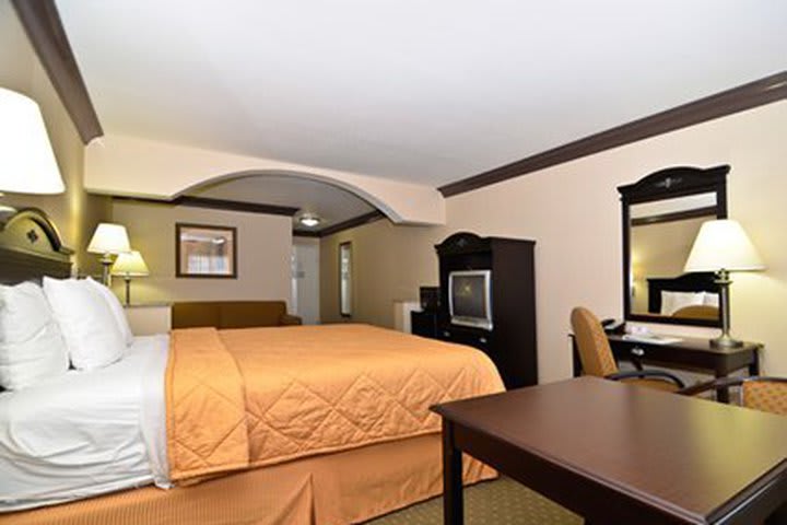 Suite con sofá cama en el Comfort Inn & Suites Near Universal Studios