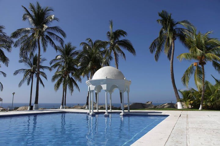 The hotel offers a semi-Olympic pool