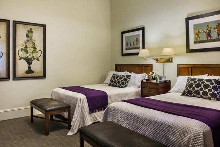 Double guest room at the Seton hotel in Midtown Manhattan