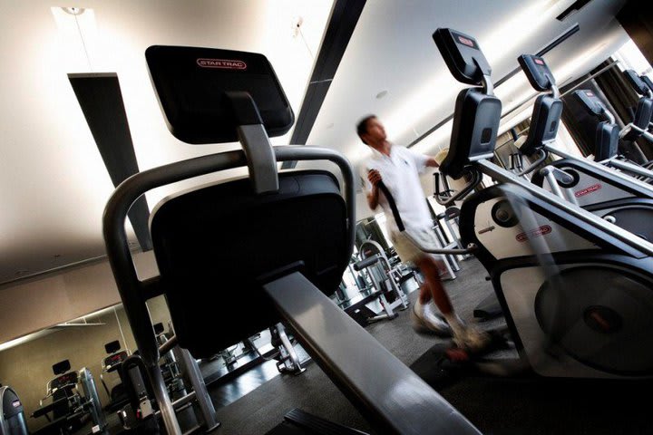 Work out in the fitness center at the InterContinental Beijing Beichen hotel