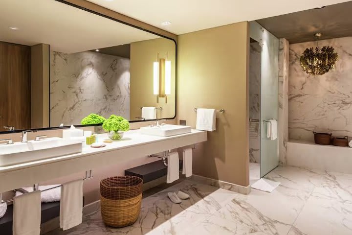 Bathroom in a presidential suite