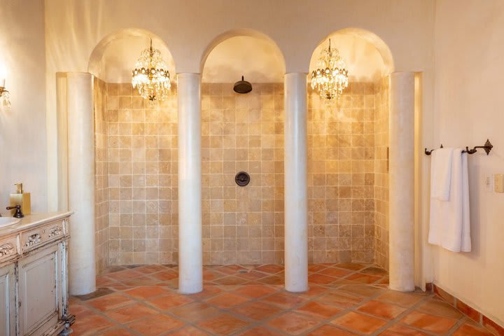 Interior de un baño