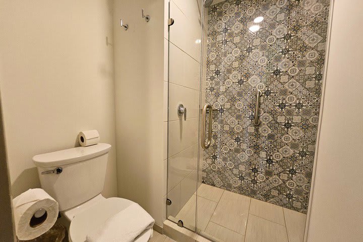 Private guest bathroom