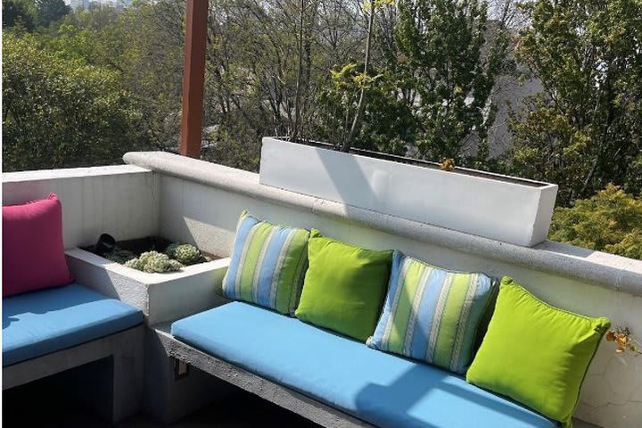 Sitting area on the terrace