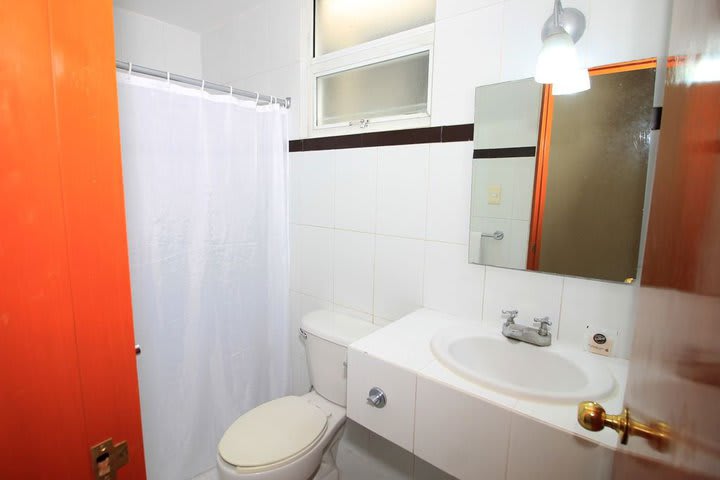 Interior de un baño