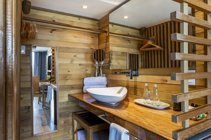 Interior of a private bathroom