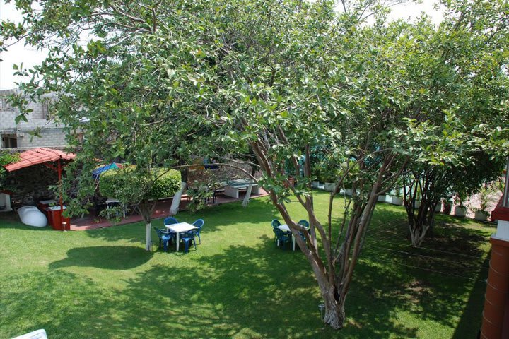 Garden at the Quinta Paraiso Cocoyoc hotel