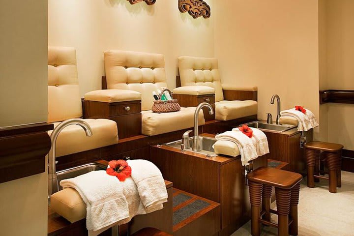 The Spa offers facial and body treatments