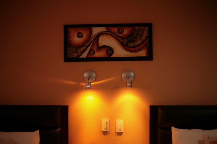 Decor of the hotel