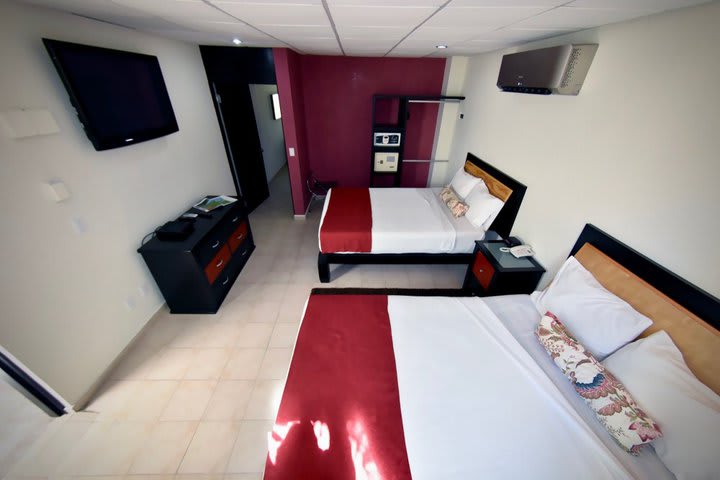 Guest room with two beds