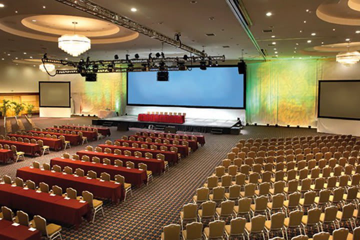 Interior view of the convention center