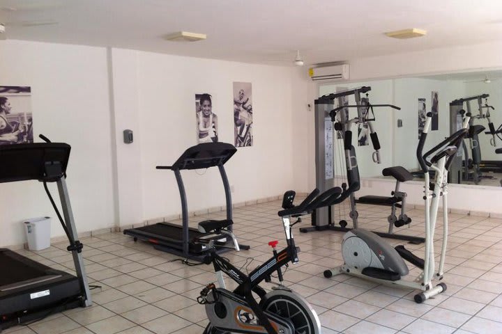 Interior view of the fitness center