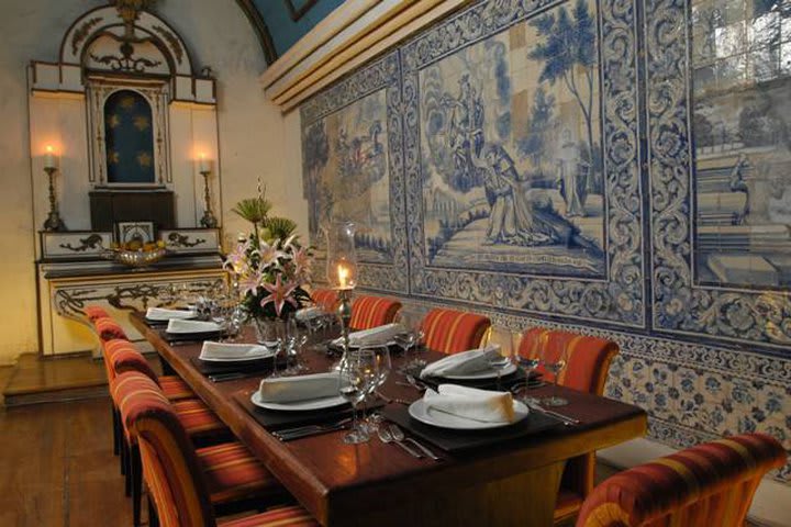 Conventual restaurant serving Portuguese traditional cuisine at the Pestana hotel in Salvador da Bahia