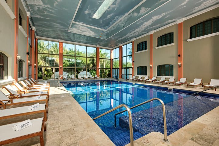 The Spa has a hydrotherapy area