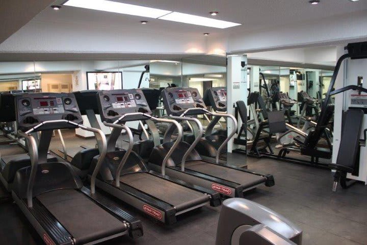 Fitness center at the Aranzazú, hotel in the historic center of Guadalajara