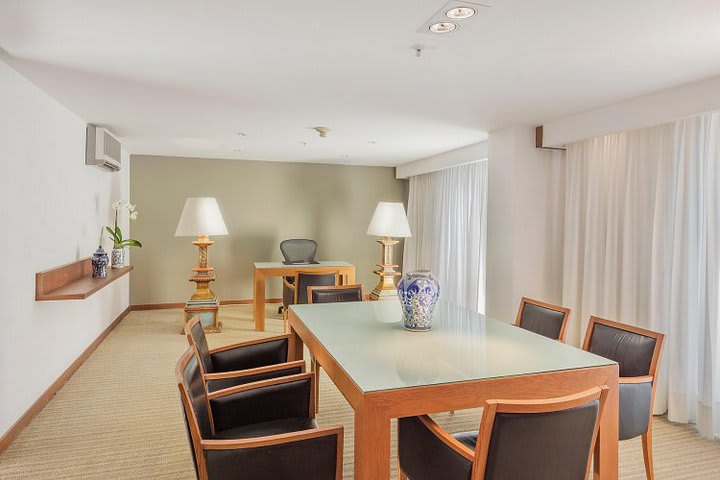 Dining area in a room