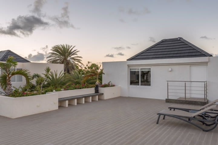 Some rooms offer a shared terrace