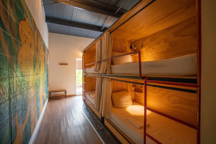 Dormitories with 6, 8, 10 and 12 beds