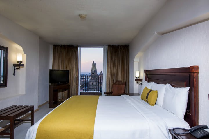 Guest room with balcony