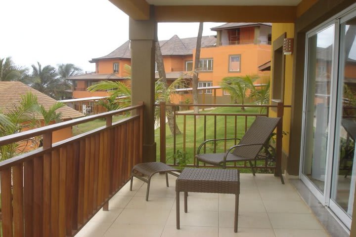 Suite balcony at the Pestana Bahia Lodge hotel