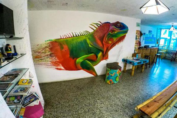 Mural en el hotel