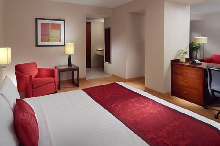 Guest rooms are equipped with mini-refrigerator and LCD TV