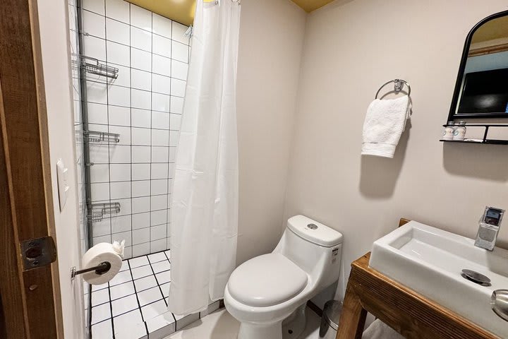 Baño privado de una habitación familiar