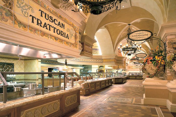 The Feast buffet restaurant at Green Valley Ranch features six live-action cooking stations