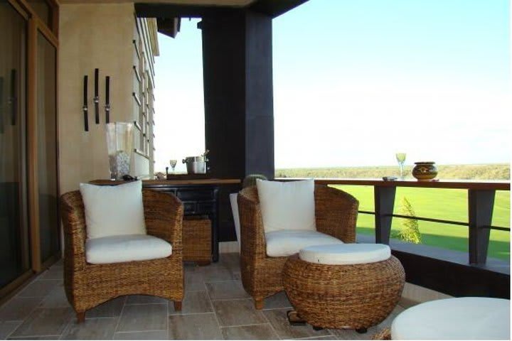 Terrace with a sitting area in Los Altos, La Romana
