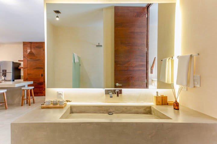 Bathroom in an apartment