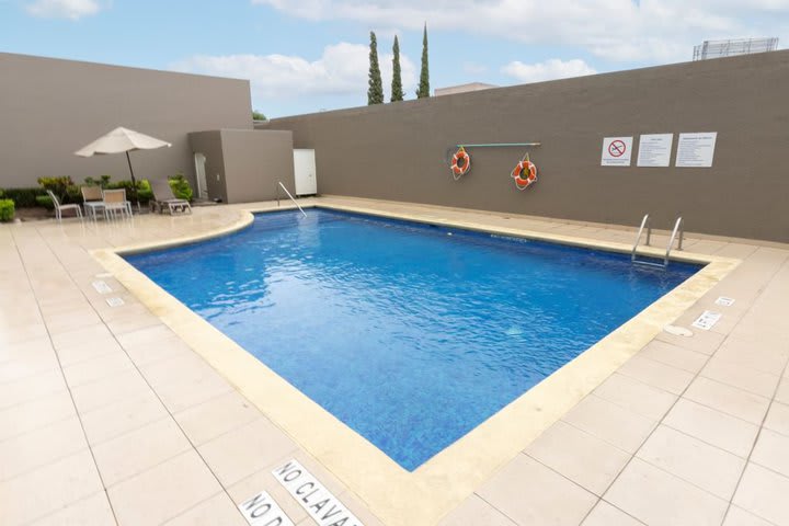 Vista de la piscina