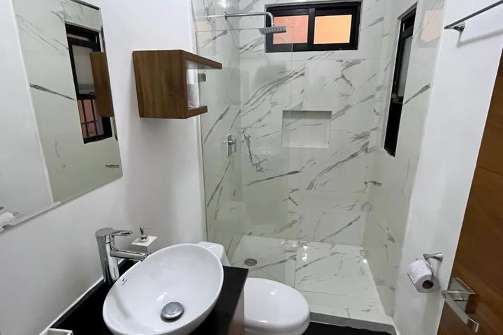 Baño privado con ducha