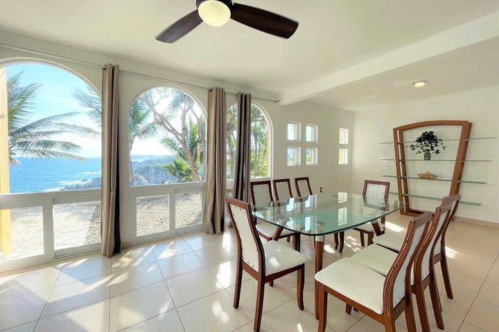 Dining area in the main house