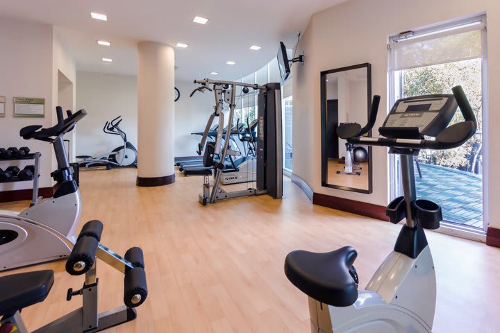 Equipped fitness center