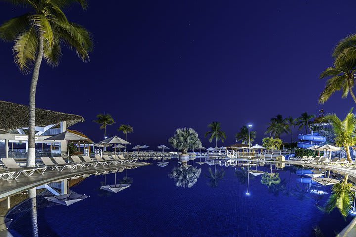 Pool at night