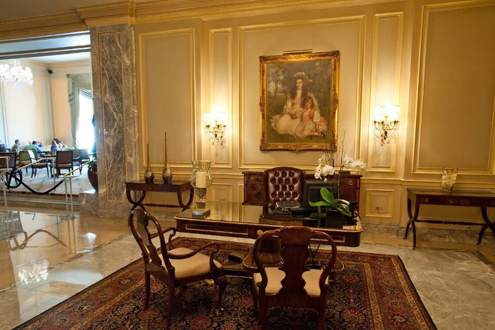 The lobby at The Ritz-Carlton, San Francisco hotel, in California