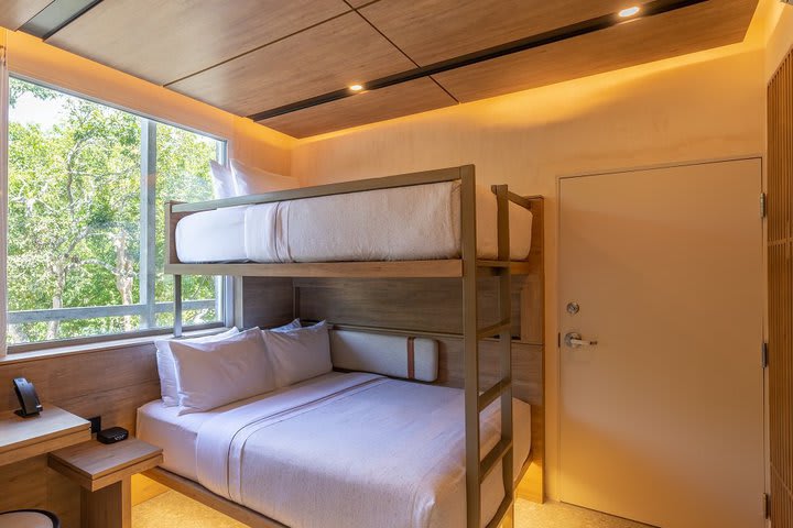 Room with bunk bed