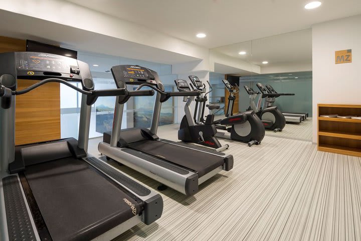 Fitness center in the Tower section