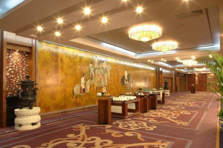 Lobby of a meeting room at the Capital Hotel in Beijing