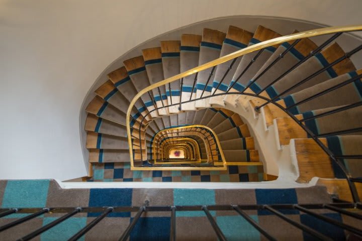 Stairs at the Grand Hotel des Gobelins in Paris