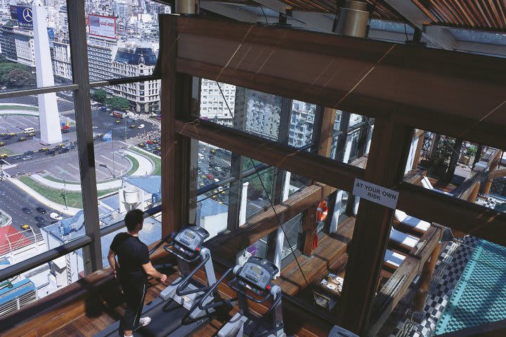 Admire the view while you work out at the Panamericano Buenos Aires hotel