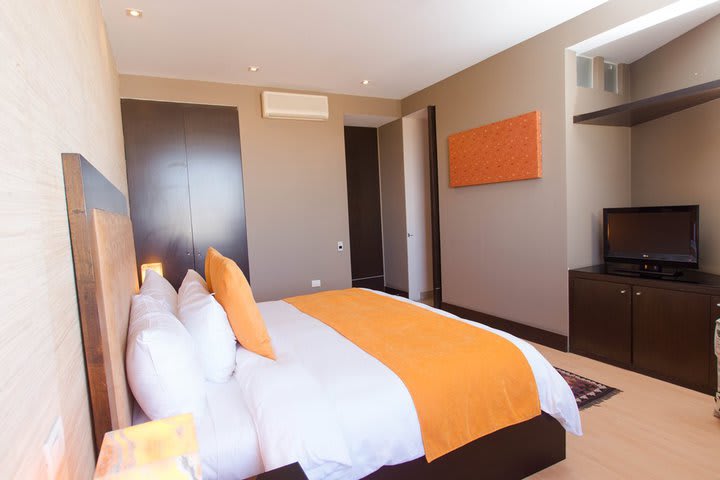 Suites are equipped with air conditioning