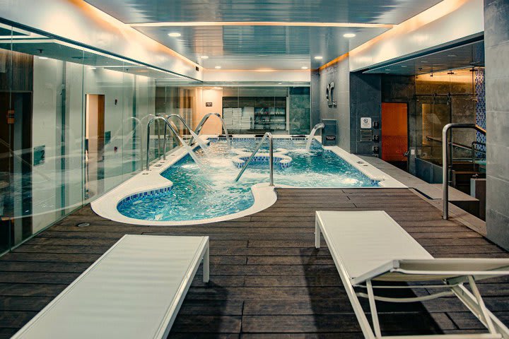 The pool in the Spa