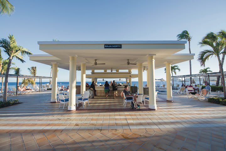 Bar in the pool area