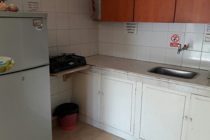 Cocina en un apartamento de dos dormitorios