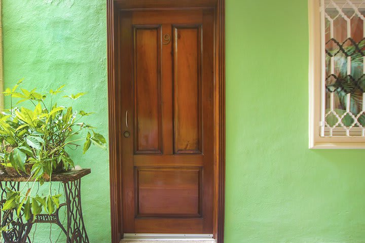 Entrada de una de las habitaciones